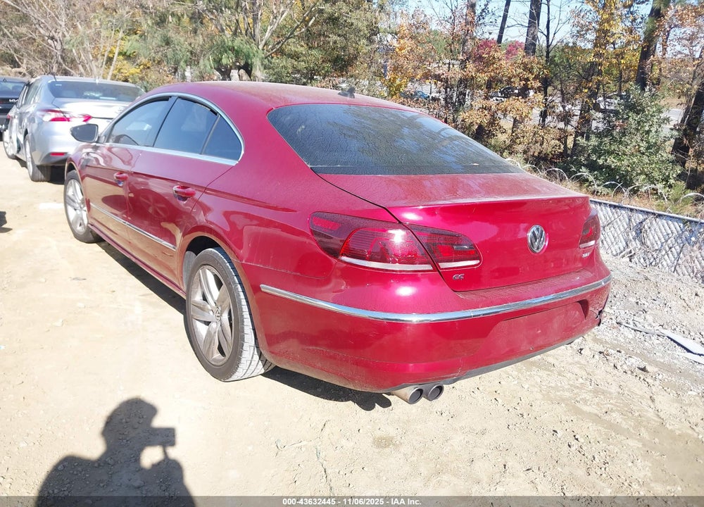 2014 VOLKSWAGEN CC 2.0T SPORT VIN: WVWBN7AN8EE524374