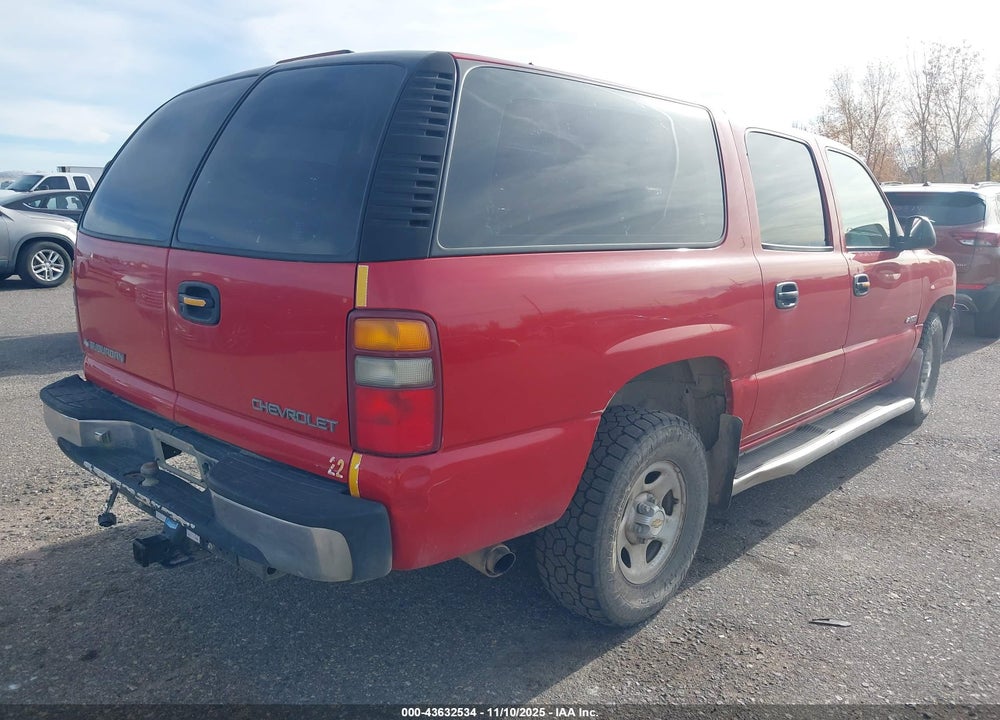 2000 CHEVROLET SUBURBAN 1500 VIN: 3GNFK16T1YG137040