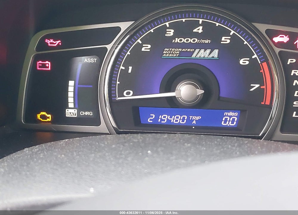2006 HONDA CIVIC HYBRID VIN: JHMFA36216S013143