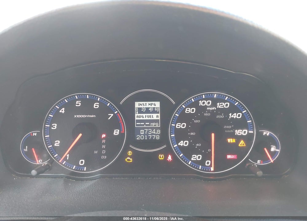 2008 ACURA TSX VIN: JH4CL96848C003594