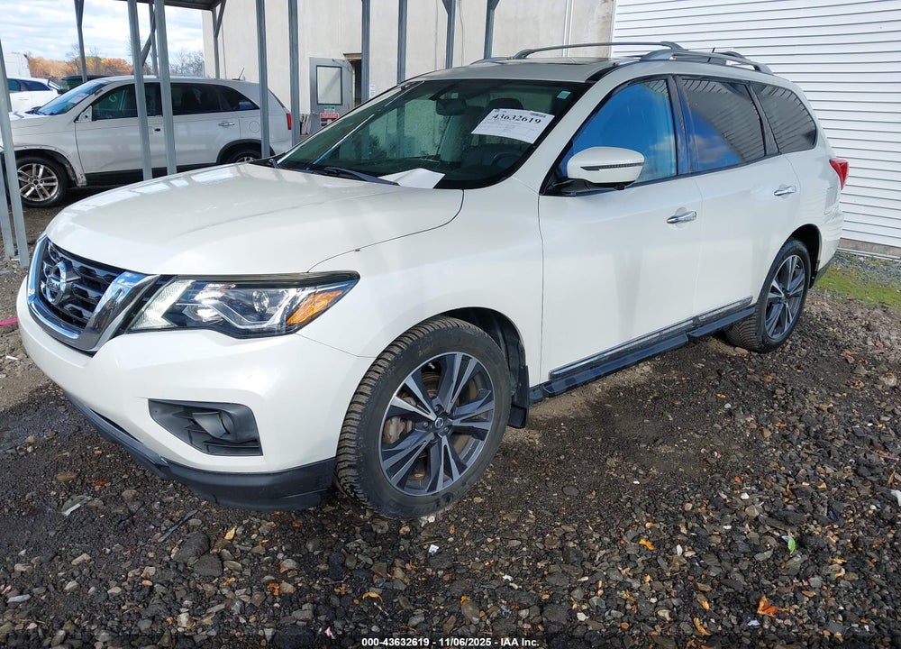 2017 NISSAN PATHFINDER PLATINUM VIN: 5N1DR2MM9HC627298