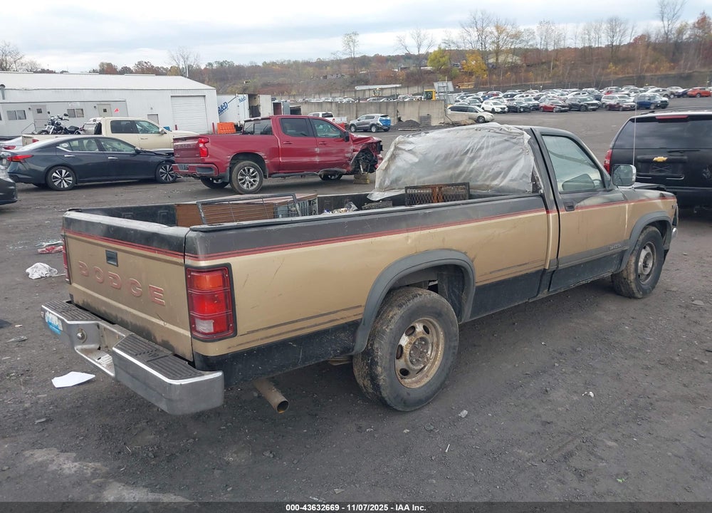 1991 DODGE DAKOTA VIN: 1B7FL26X5MS332298