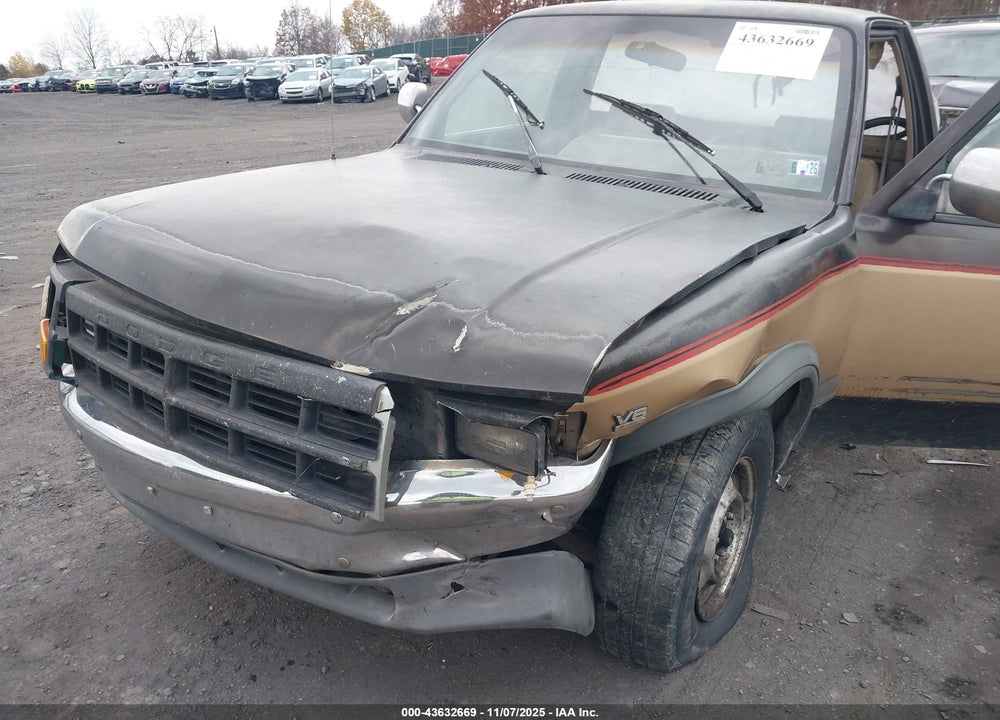 1991 DODGE DAKOTA VIN: 1B7FL26X5MS332298