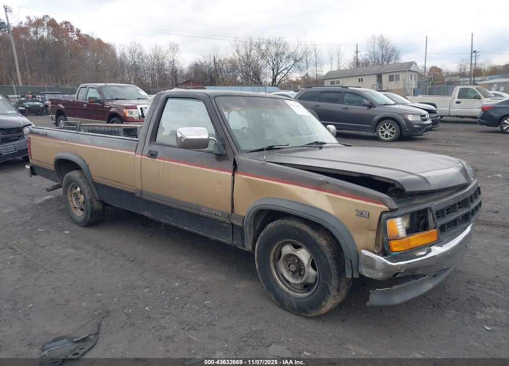 1991 DODGE DAKOTA VIN: 1B7FL26X5MS332298