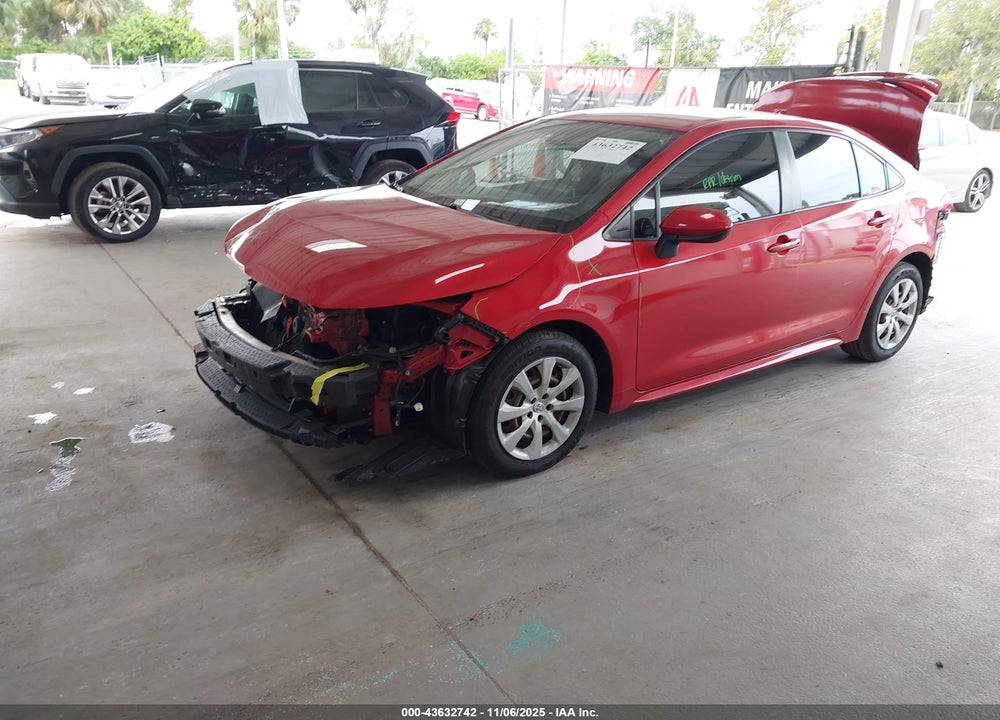 2020 TOYOTA COROLLA VIN: JTDEPRAE7LJ059691