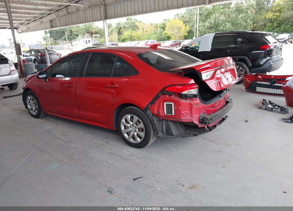 2020 TOYOTA COROLLA VIN: JTDEPRAE7LJ059691