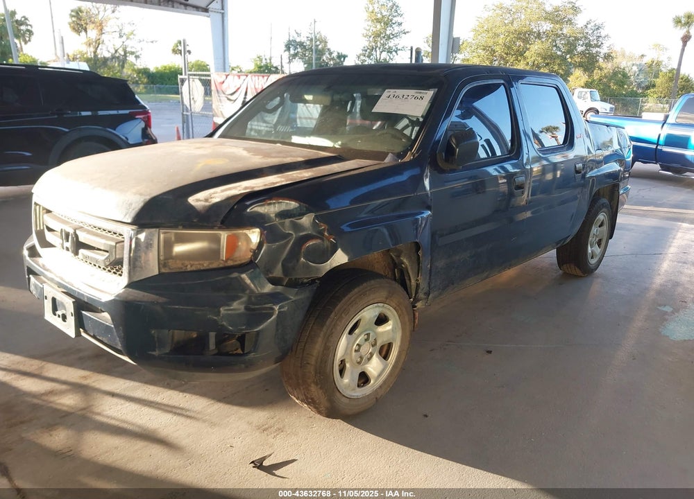2011 HONDA RIDGELINE RT VIN: 5FPYK1F2XBB008677