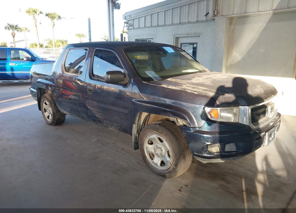 2011 HONDA RIDGELINE RT VIN: 5FPYK1F2XBB008677
