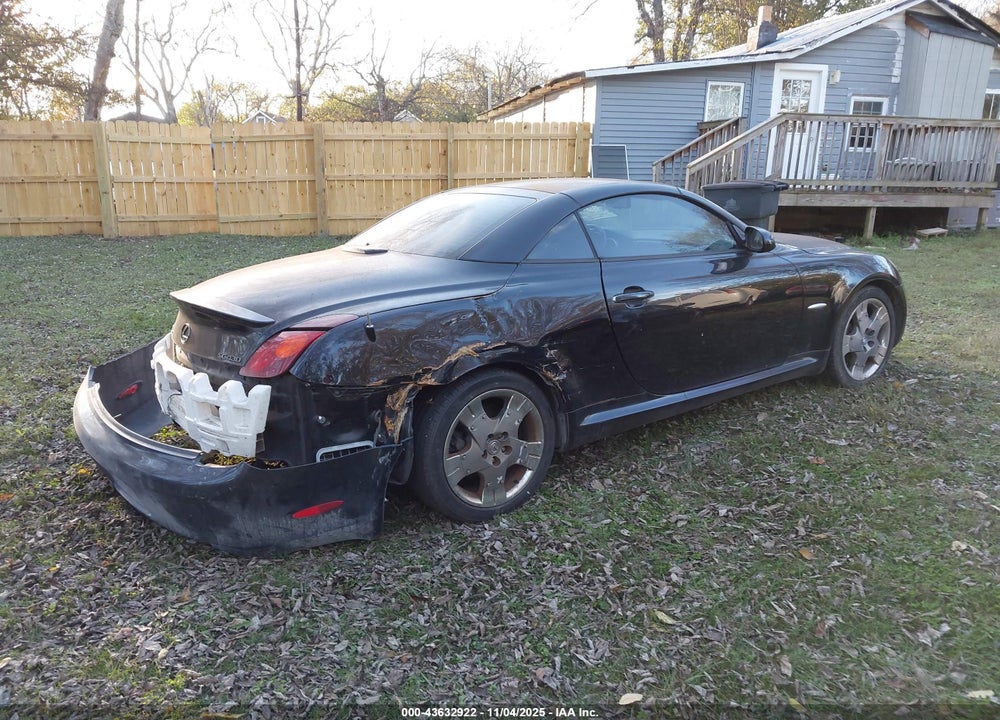 2005 LEXUS SC 430 VIN: JTHFN48Y050062114