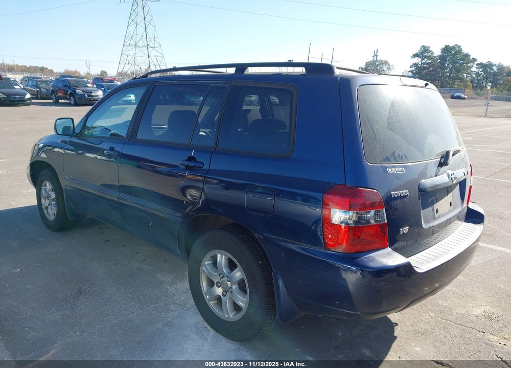 2006 TOYOTA HIGHLANDER V6 VIN: JTEDP21A760123248