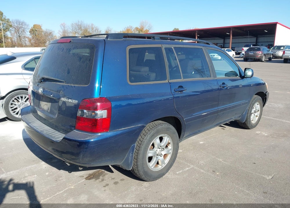 2006 TOYOTA HIGHLANDER V6 VIN: JTEDP21A760123248
