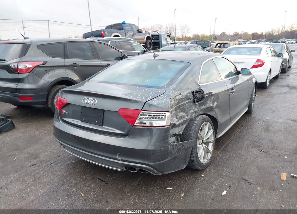 2015 AUDI S5 VIN: WAUGGAFR0FA004278