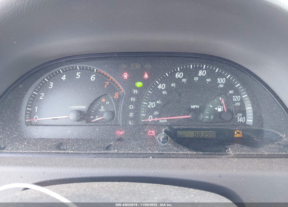 2002 TOYOTA CAMRY LE VIN: 4T1BE32K62U579710