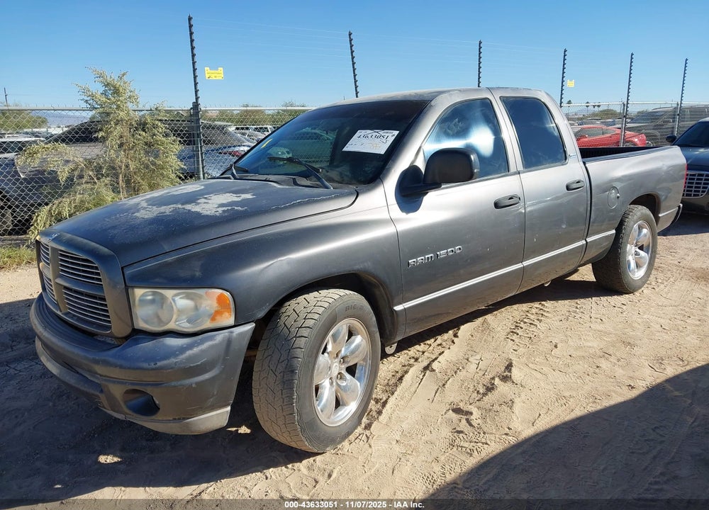 2002 DODGE RAM 1500 ST VIN: 1D7HA18Z02J205457