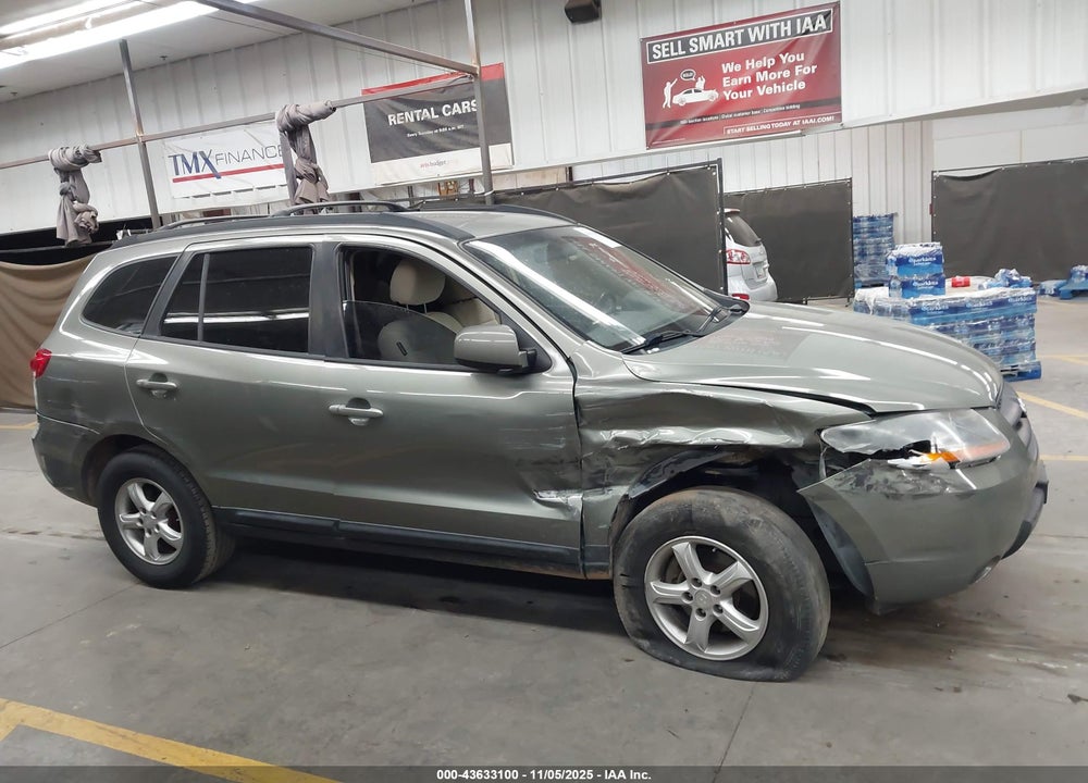 2008 HYUNDAI SANTA FE GLS VIN: 5NMSG13D98H174556