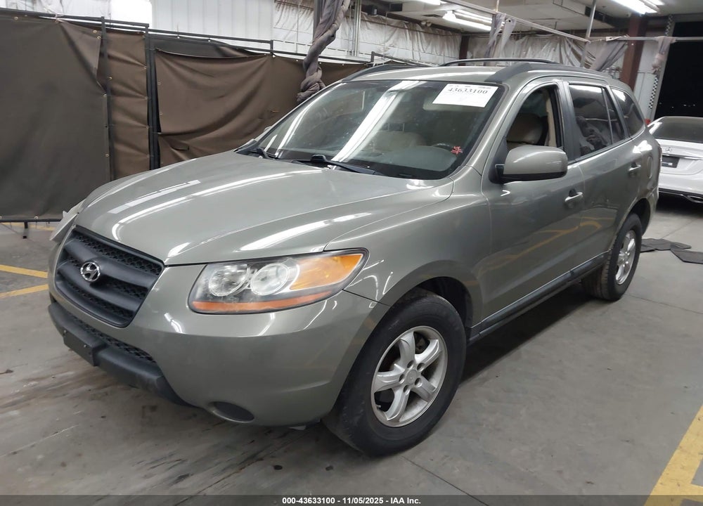 2008 HYUNDAI SANTA FE GLS VIN: 5NMSG13D98H174556
