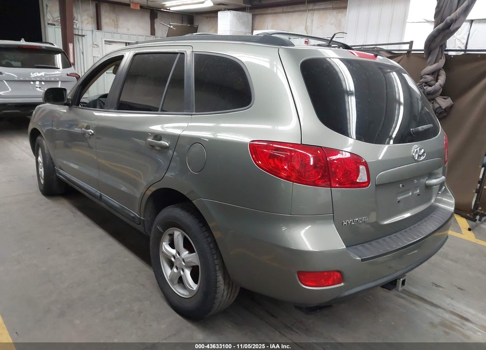 2008 HYUNDAI SANTA FE GLS VIN: 5NMSG13D98H174556