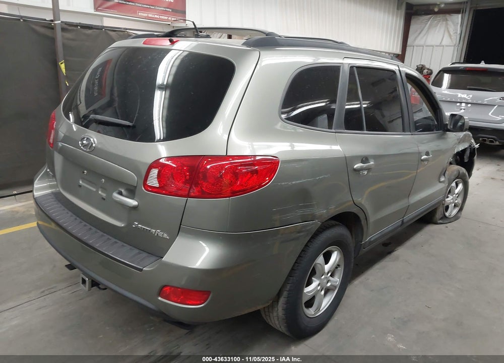 2008 HYUNDAI SANTA FE GLS VIN: 5NMSG13D98H174556