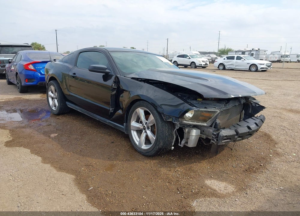 2012 FORD MUSTANG V6 VIN: 1ZVBP8AM9C5284172