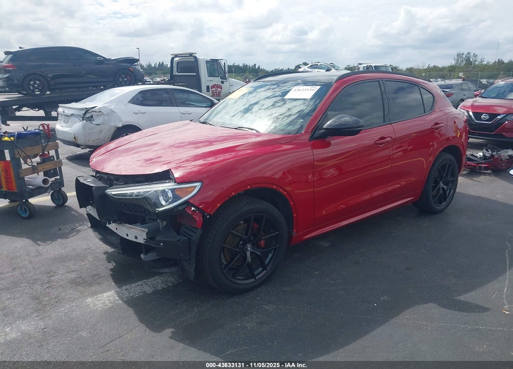 2020 ALFA ROMEO STELVIO SPORT RWD VIN: ZASPAJAN9L7C76398