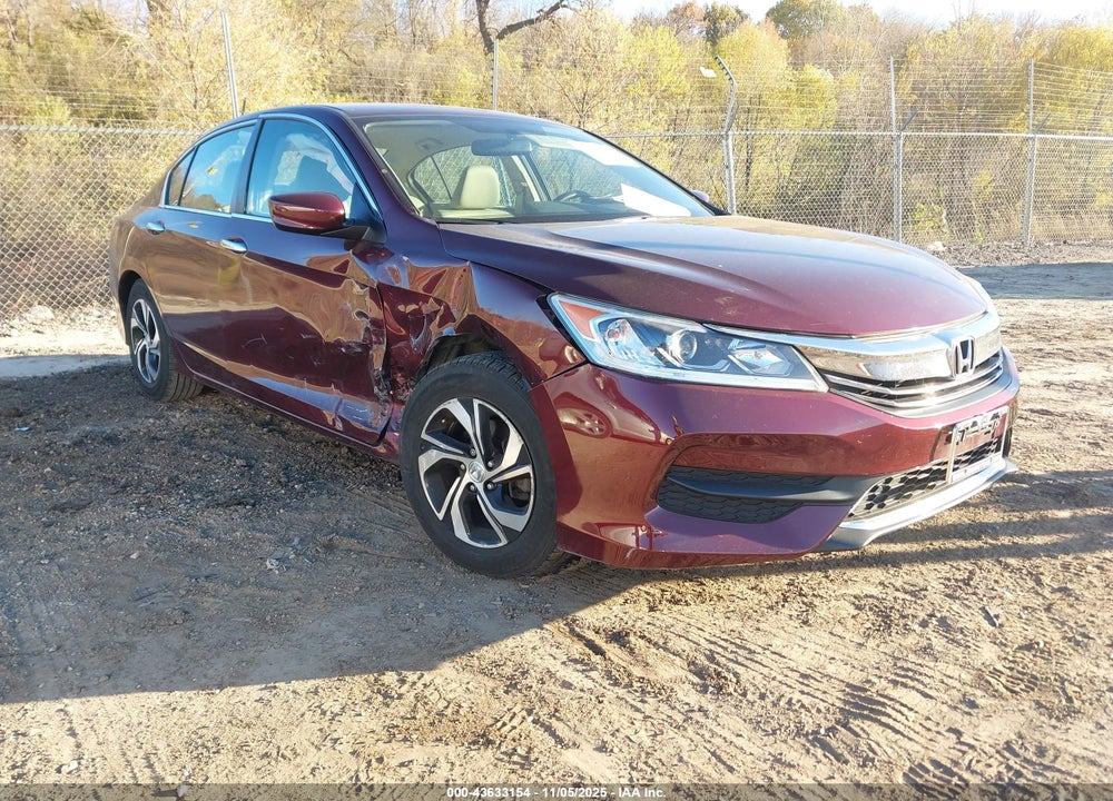 2016 HONDA ACCORD LX VIN: 1HGCR2F35GA079218