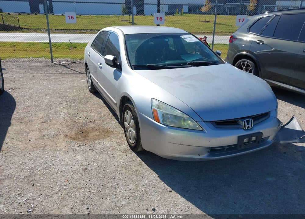 2003 HONDA ACCORD 2.4 LX VIN: 3HGCM56353G702915