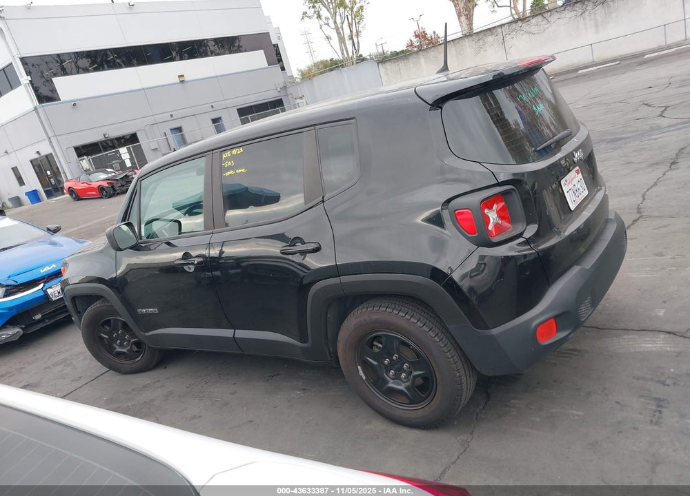 2017 JEEP RENEGADE SPORT FWD VIN: ZACCJAABXHPF47184