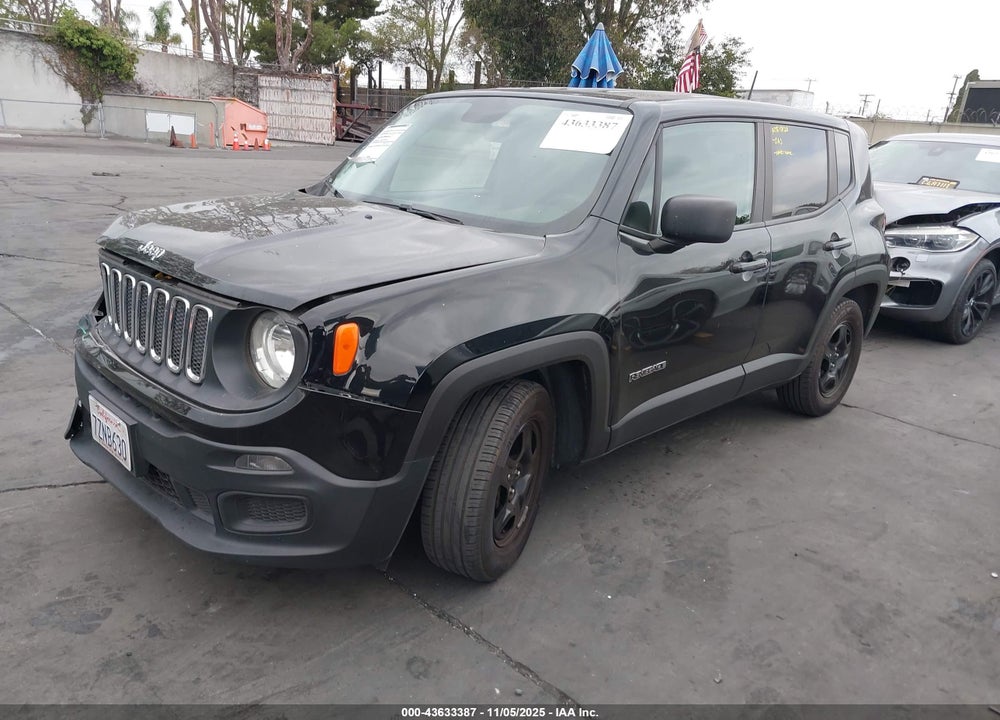 2017 JEEP RENEGADE SPORT FWD VIN: ZACCJAABXHPF47184