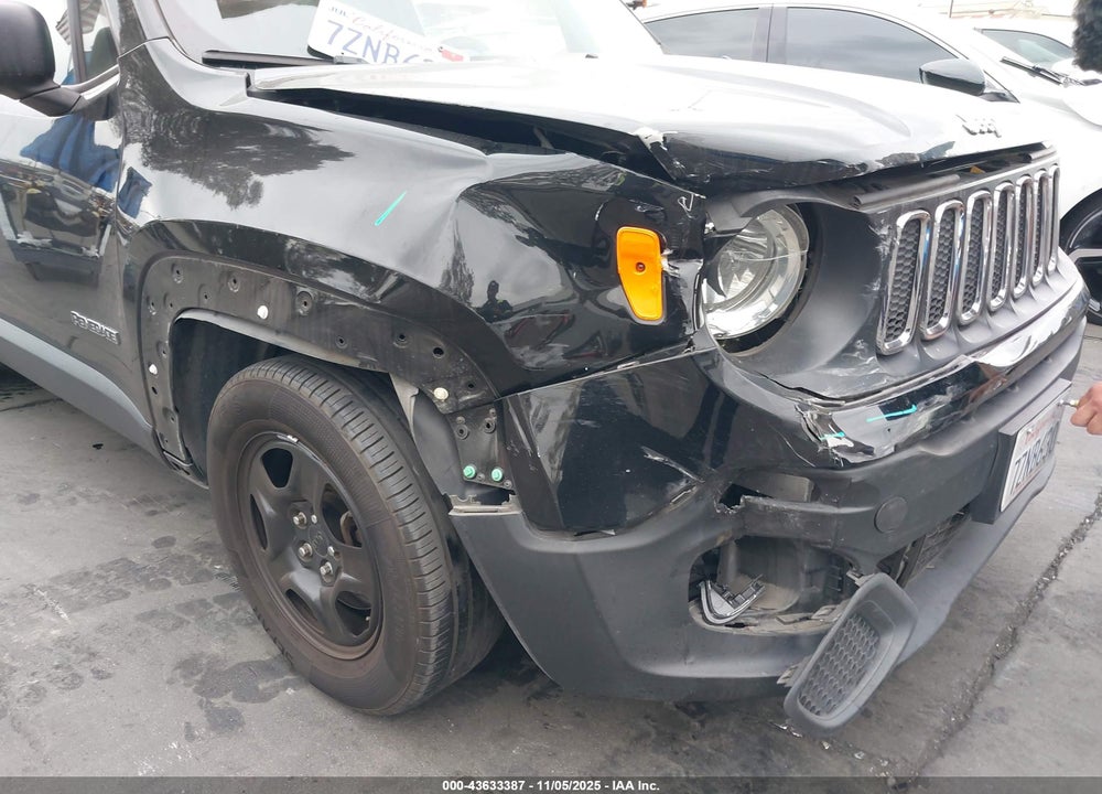 2017 JEEP RENEGADE SPORT FWD VIN: ZACCJAABXHPF47184