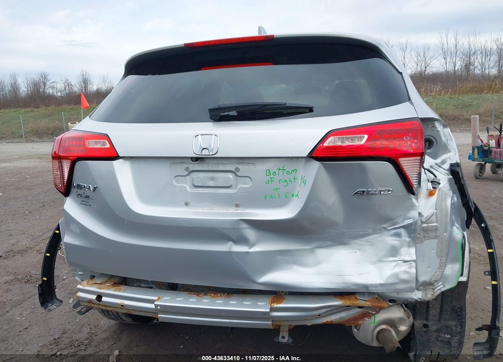 2016 HONDA HR-V EX VIN: 3CZRU6H55GM709068