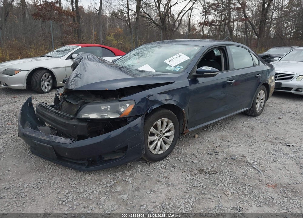 2012 VOLKSWAGEN PASSAT VIN: 1VWAP7A38CC034432