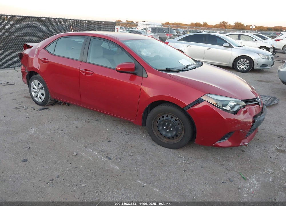 2016 TOYOTA COROLLA LE VIN: 5YFBURHE8GP559619