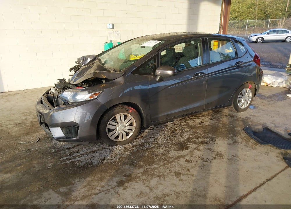 2016 HONDA FIT LX VIN: JHMGK5H50GX034803
