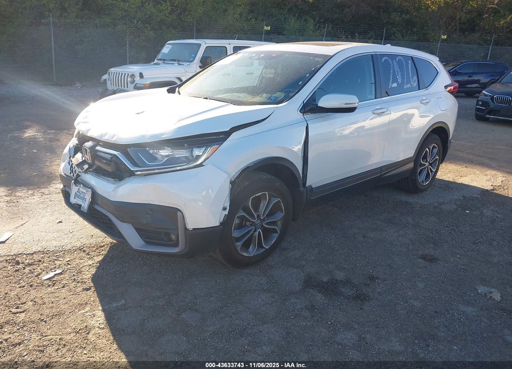 2021 HONDA CR-V AWD EX VIN: 2HKRW2H55MH639985