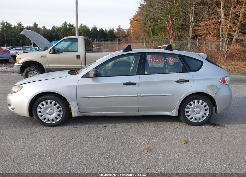 2008 SUBARU IMPREZA 2.5I VIN: JF1GH61618H834682