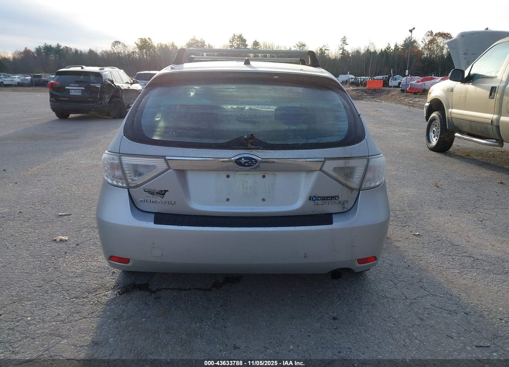 2008 SUBARU IMPREZA 2.5I VIN: JF1GH61618H834682