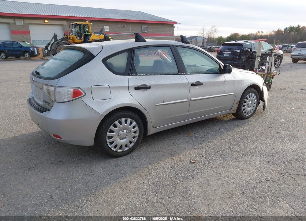 2008 SUBARU IMPREZA 2.5I VIN: JF1GH61618H834682