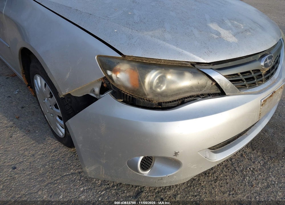 2008 SUBARU IMPREZA 2.5I VIN: JF1GH61618H834682