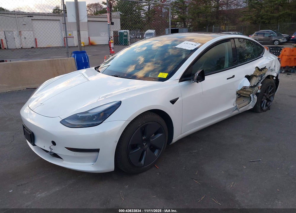 2021 TESLA MODEL 3 STANDARD RANGE PLUS REAR-WHEEL DRIVE VIN: 5YJ3E1EAXMF991592