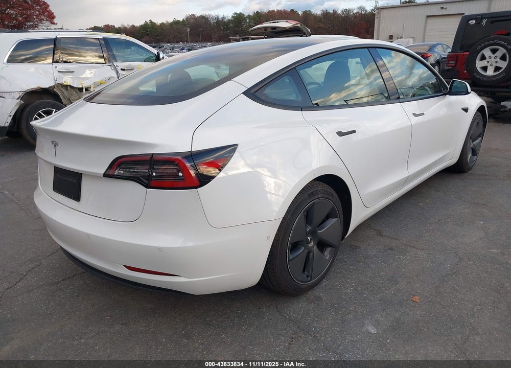 2021 TESLA MODEL 3 STANDARD RANGE PLUS REAR-WHEEL DRIVE VIN: 5YJ3E1EAXMF991592