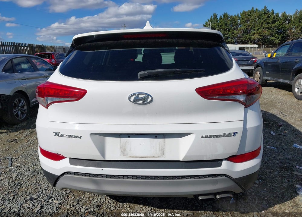 2018 HYUNDAI TUCSON LIMITED VIN: KM8J33A21JU666125