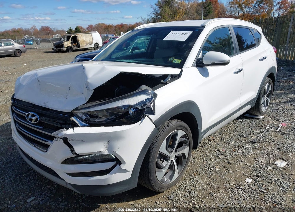 2018 HYUNDAI TUCSON LIMITED VIN: KM8J33A21JU666125