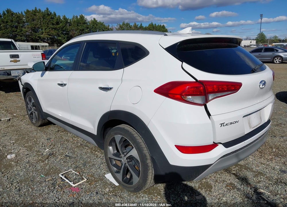 2018 HYUNDAI TUCSON LIMITED VIN: KM8J33A21JU666125