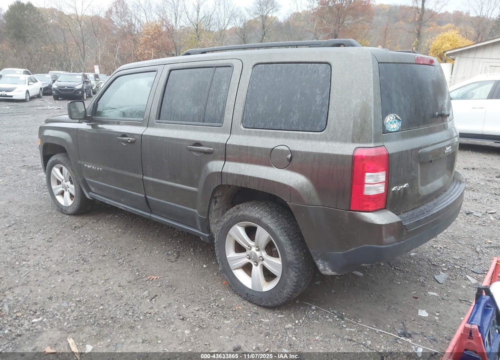 2015 JEEP PATRIOT LATITUDE VIN: 1C4NJRFB9FD218150