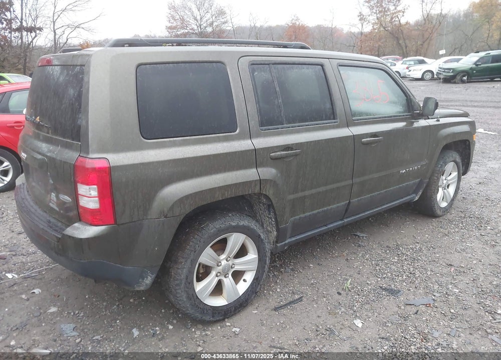 2015 JEEP PATRIOT LATITUDE VIN: 1C4NJRFB9FD218150