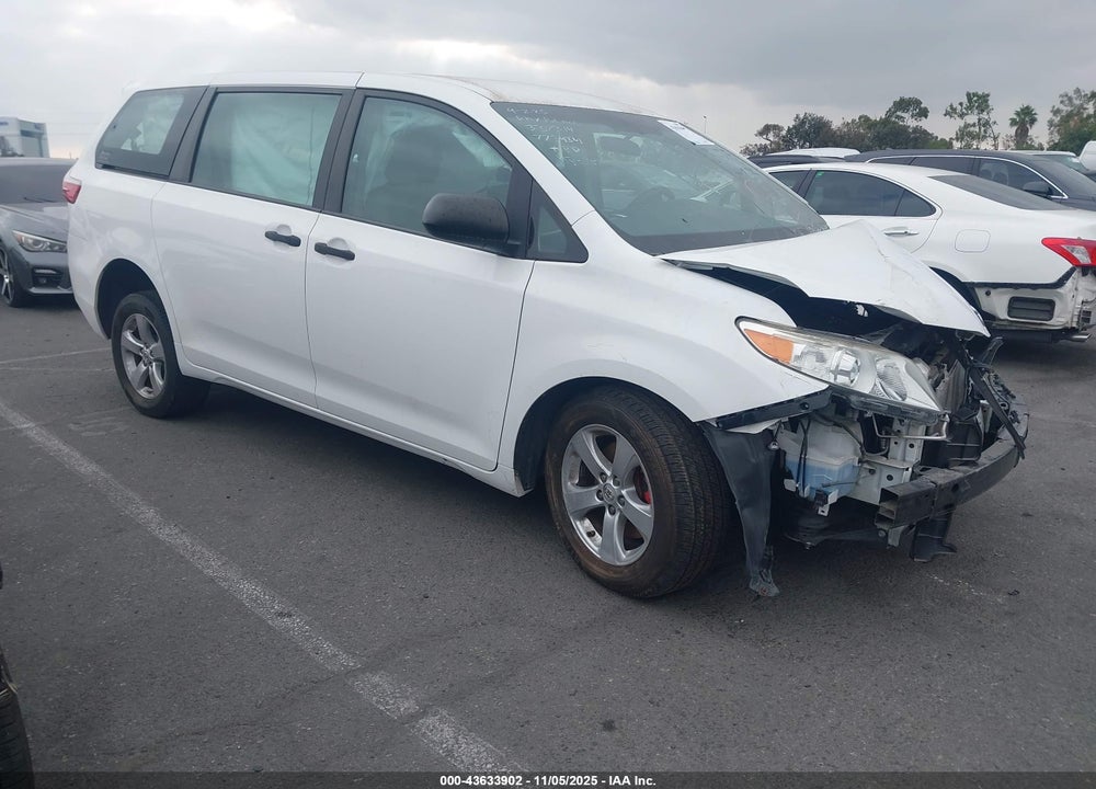 2017 TOYOTA SIENNA L 7 PASSENGER VIN: 5TDZZ3DC6HS773454