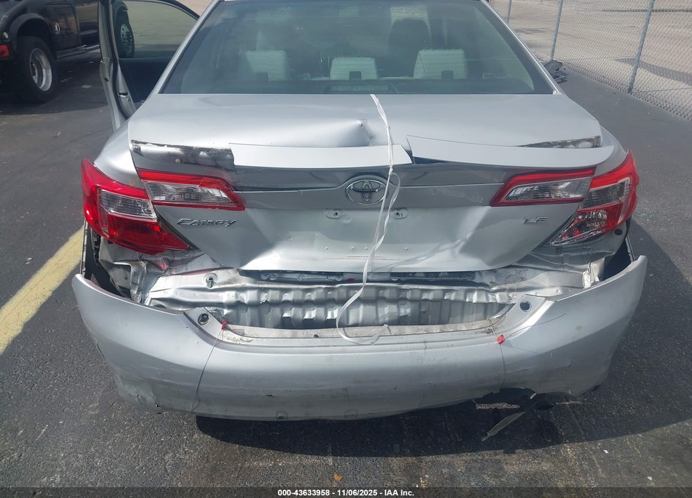 2012 TOYOTA CAMRY LE VIN: 4T1BF1FK2CU033841