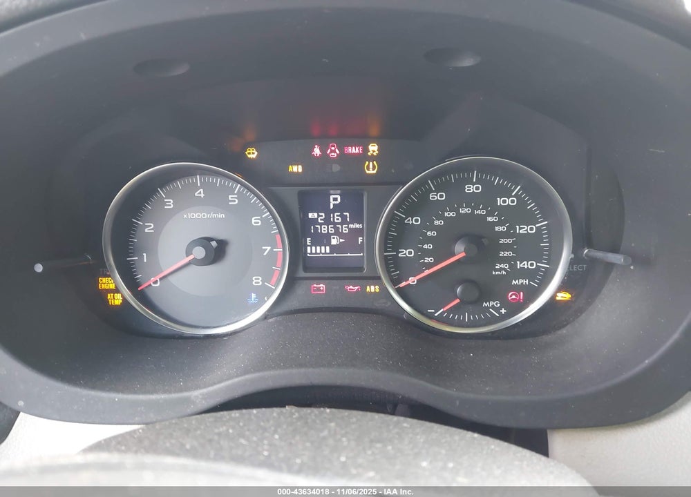 2013 SUBARU XV CROSSTREK 2.0I LIMITED VIN: JF2GPAKC8D2840742