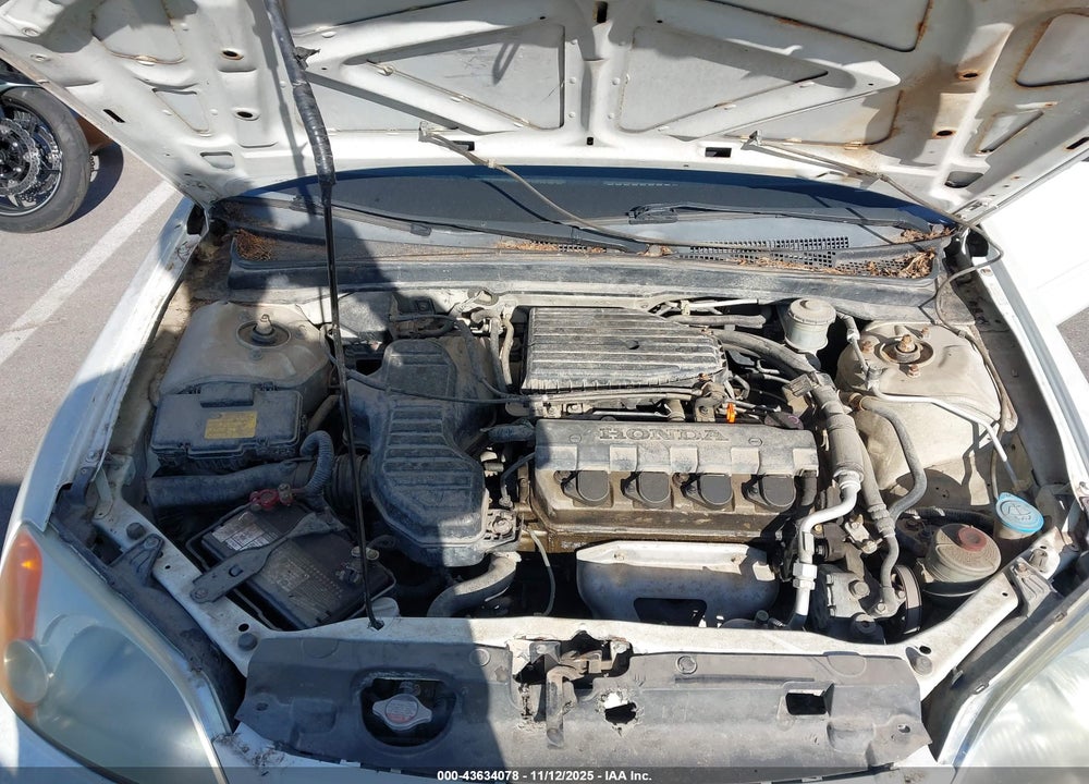 2002 HONDA CIVIC LX VIN: 2HGES16552H542977