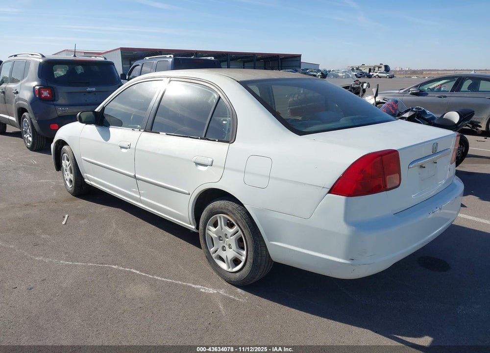 2002 HONDA CIVIC LX VIN: 2HGES16552H542977